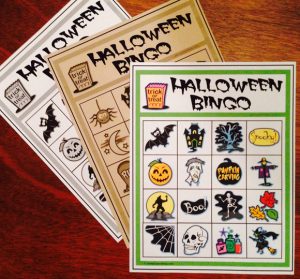 Halloween Kids Bingo - Print Options