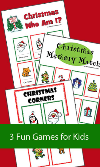 Christmas Memory Match - Christmas Kids 3 Game Pack