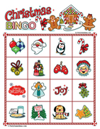 Christmas Bingo for Kids