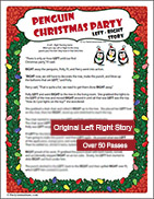 Penguin Christmas Party Left Right Gift Passing Game