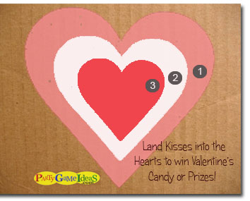 Valentine's Heart Target Game