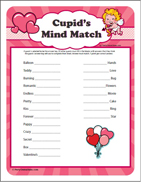 Valentine's Day Mind Match - Kids Party Game