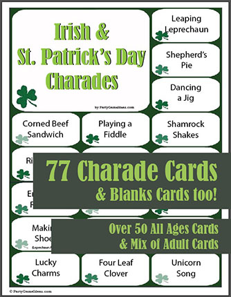 St. Patrick's Day Charades & Pictionary