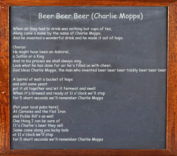 Beer Beer Beer - Irish Song
