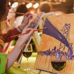 wine and painting