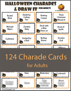 Adult Halloween Charades Game