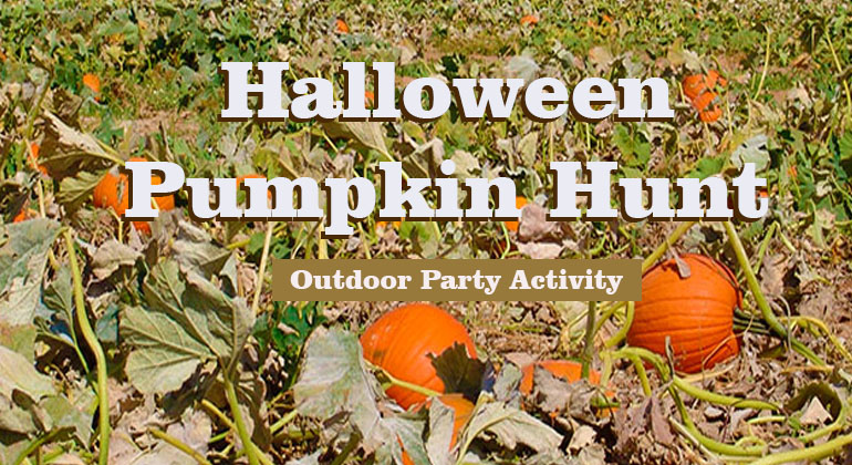 Halloween Outdoor Pumpkin Hunt