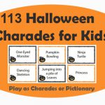 Halloween Charades for Kids