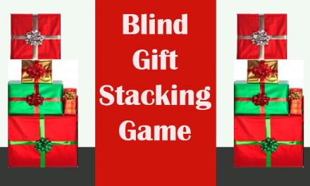 Blind Gift Stacking Game