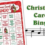 Christmas Carol Bingo Cards