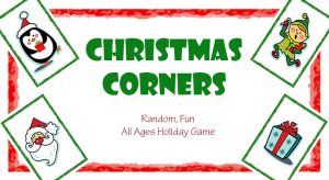 Christmas Corners - Printable Kids Games