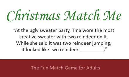 Christmas Match Me Printable Game