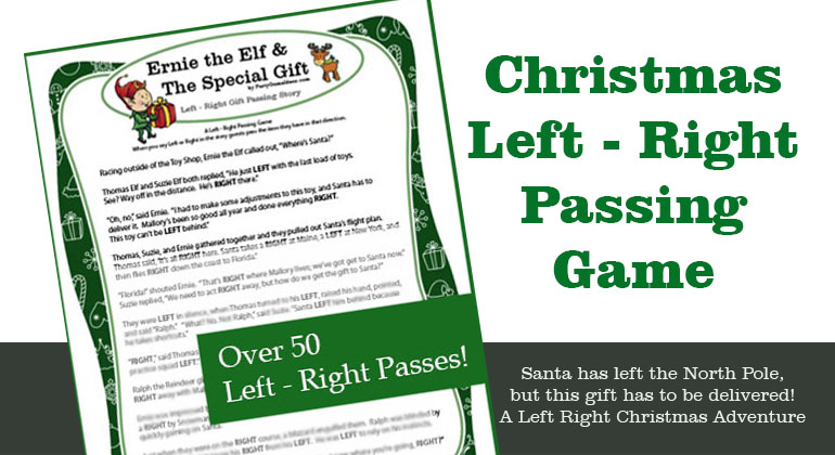 Elf Special Gift Christmas Left Right Game