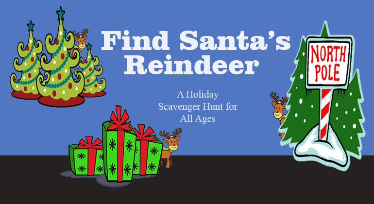 Find Santas Reindeer Scavenger Hunt
