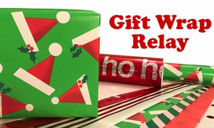 Holiday Gift Wrap Relay