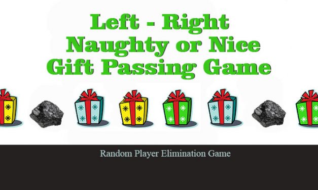 Left Right Naughty or Nice Gift Passing Game