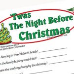 Twas the Night Before Christmas Game