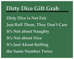 Dirty Dice Christmas Gift Grab
