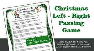 Ernie the Elf & The Special Gift Left Right Game