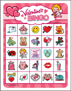 Valentine's Bingo Games - Printable Bingo Cards