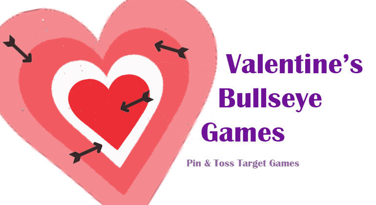 Valentine Bullseye Games