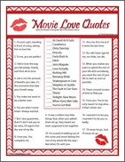 Printable Movie Love Quotes