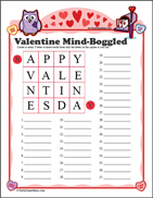 Valentine's Mind Boggled - Word Games