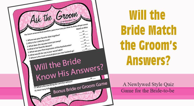 18 Ask the Groom Questions