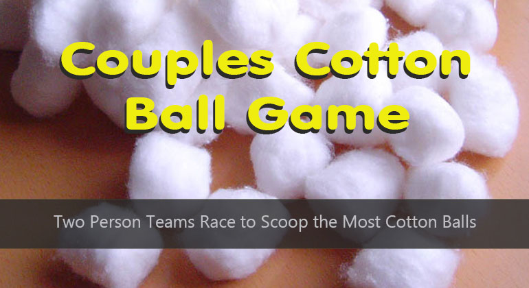 Couples Cotton Ball Shower Game