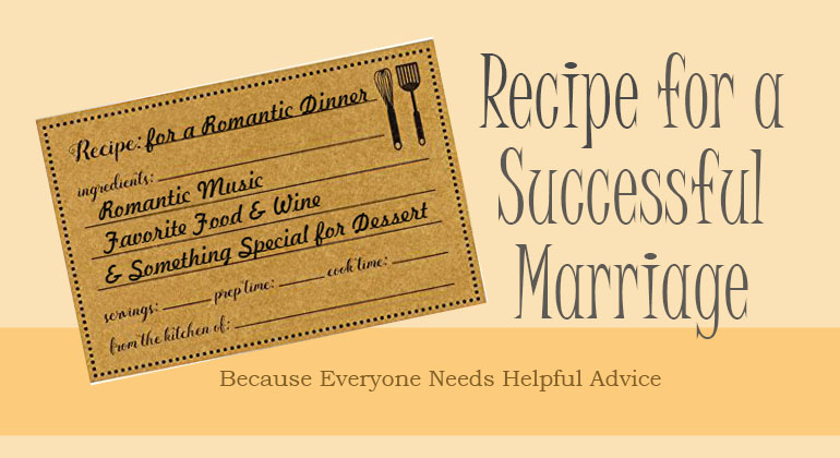 Recipe for a Successful Marriage