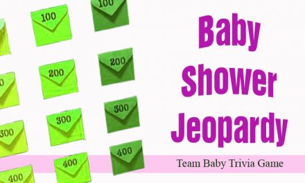 Baby Shower Jeopardy