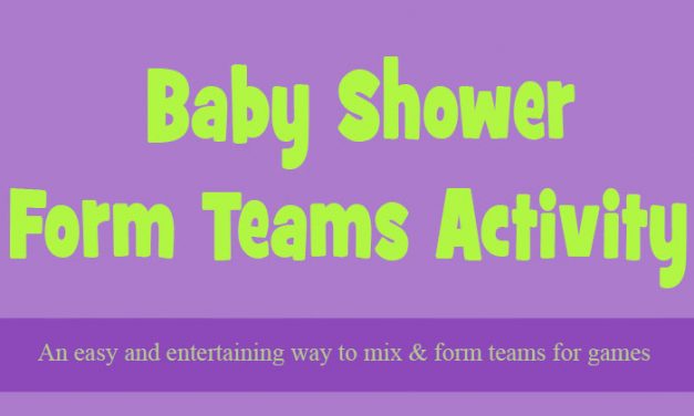 Baby Shower Team Picker Activity