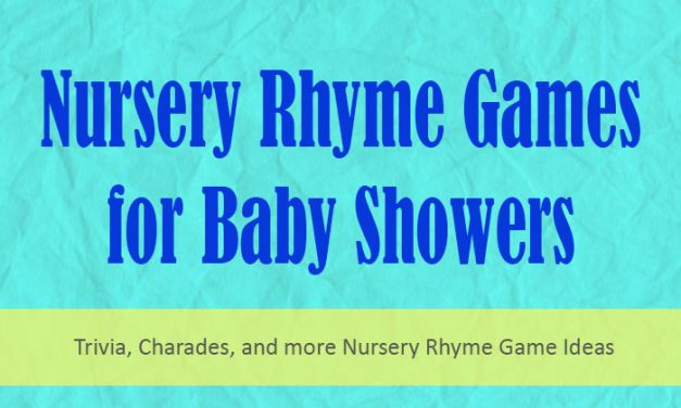 Nursery Rhyme Games for Baby Showers