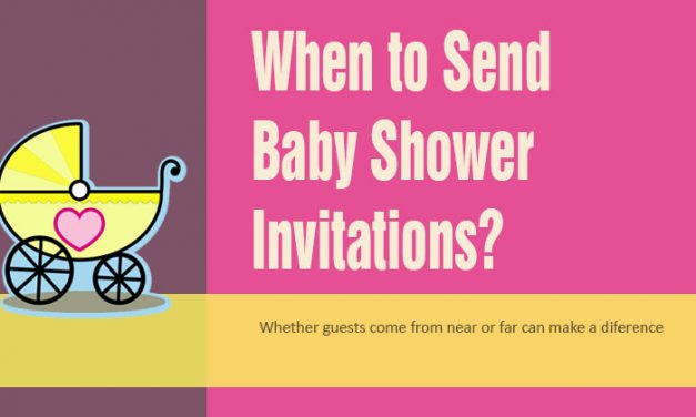 When to Send Out Baby Shower Invitations