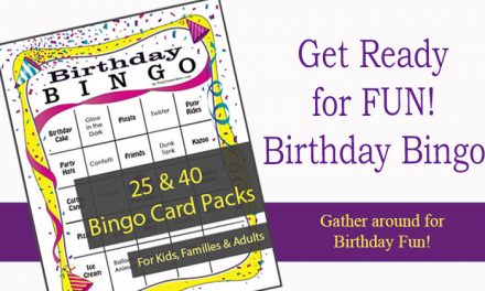 Birthday Bingo Printable Games