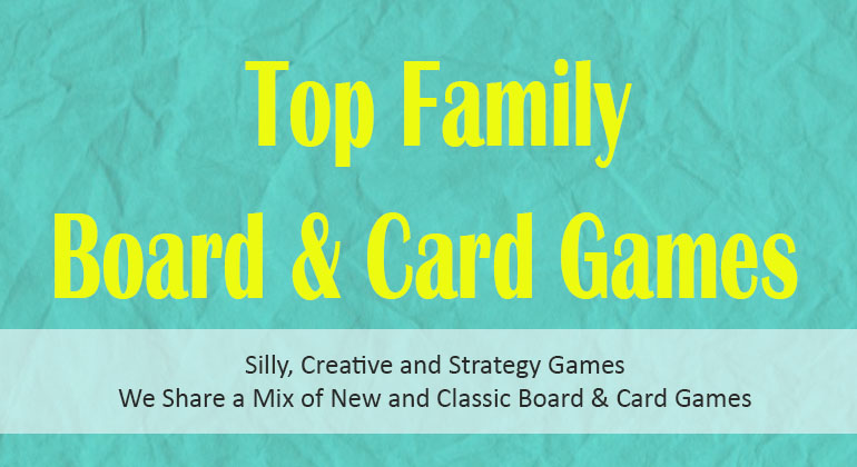 20 Top Family Board and Card Games