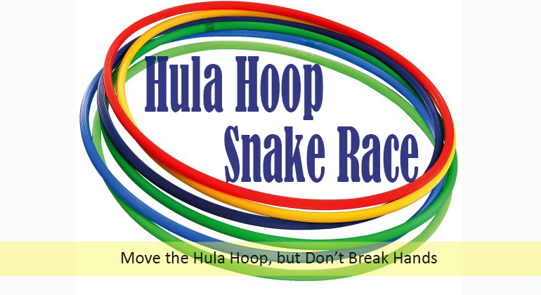 Hula Hoop Snake Race