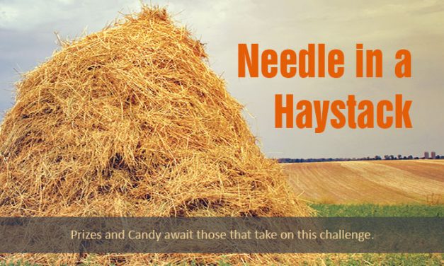 Needle in a Haystack Game