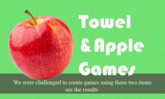 Towel and Apple Party Games