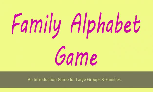 Family Alphabet Game