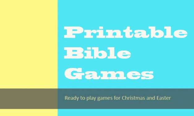 Printable Bible Games