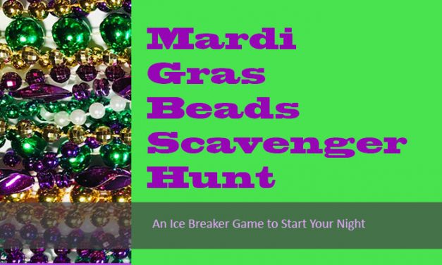 Mardi Gras Beads Scavenger Hunt