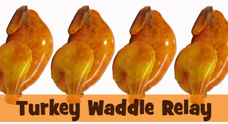 Turkey Waddle Relay Race