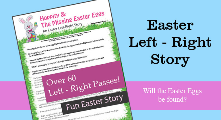 Hoppity & the Missing Easter Eggs Left Right Game
