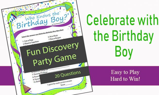 Who Knows the Birthday Boy – Printable Game