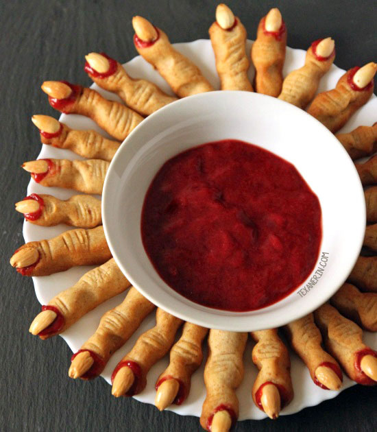 Witches Fingers Halloween Snack