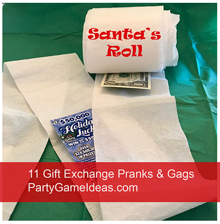 Gift Exchange Gift Pranks Toilet Paper