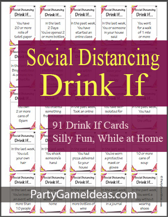 Social Distancing Drink If Game