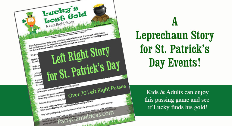 St Patricks Day Left Right Story Game