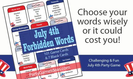 July 4th Forbidden Words Taboo Like Game